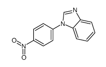 1-(4-nitrophenyl)benzimidazole structure