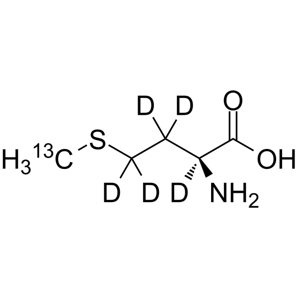 L-Methionine-13C,d5 Structure