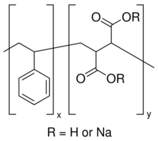 2,5-呋喃二酮、乙烯基苯的聚合物钠盐图片