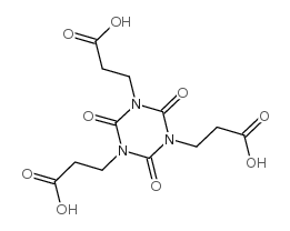 Tris(2-carboxyethyl) isocyanurate Structure