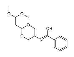 N-[2-(2,2-dimethoxyethyl)-1,3-dioxan-5-yl]benzamide Structure