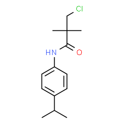 3-Chloro-N-(4-isopropylphenyl)-2,2-dimethylpropanamide structure