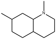 Decahydro-1,7-dimethylquinoline结构式