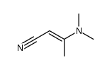 3-(N,N-dimethylamino)-2-butenenitrile结构式