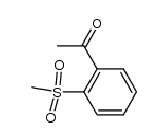 1-(2-(METHYLSULFONYL)PHENYL)ETHANONE structure