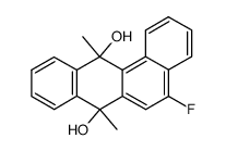 5-fluoro-7,12-dimethyl-7,12-dihydrotetraphene-7,12-diol Structure