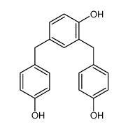 2,4-bis(4-hydroxybenzyl)phenol structure