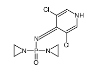 N-[bis(aziridin-1-yl)phosphoryl]-3,5-dichloropyridin-4-amine Structure