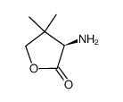 2(3H)-Furanone,3-aminodihydro-4,4-dimethyl-,(3R)-(9CI)结构式