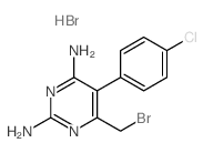 6-(bromomethyl)-5-(4-chlorophenyl)pyrimidine-2,4-diamine picture