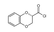 (S)-1,4-benzodioxan-2-carbonyl chloride Structure