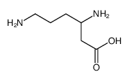 3,6-diaminohexanoic acid Structure