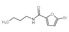 5-bromo-N-butylfuran-2-carboxamide structure