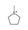 S-methylthiolanium cation结构式