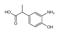 3-amino-4-hydroxyphenyl-2-methylacetic acid结构式