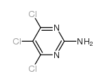 4,5,6-Trichloropyrimidin-2-amine Structure