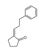 2-(3-phenylpropylidene)cyclopentan-1-one structure