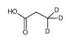 丙酸-d3结构式