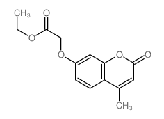 ethyl 2-(4-methyl-2-oxo-chromen-7-yl)oxyacetate Structure