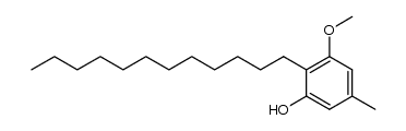 2-dodecyl-5-methyl-resorcinol monomethyl ether Structure