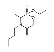 4-butyl-2-ethoxy-3-methyl-2-oxo-2λ5-[1,4,2]oxazaphosphinan-5-one结构式