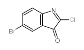 5-bromo-2-chloro-3H-indol-3-one Structure