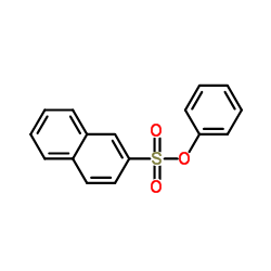 苯基萘-2-磺酸酯结构式