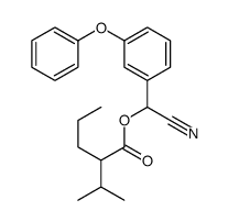 [cyano-(3-phenoxyphenyl)methyl] 2-propan-2-ylpentanoate结构式