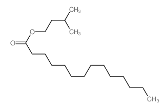 Tetradecanoic acid,3-methylbutyl ester结构式