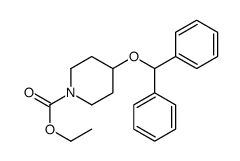 ethyl 4-benzhydryloxypiperidine-1-carboxylate Structure