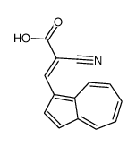 3-azulen-1-yl-2-cyanoprop-2-enoic acid结构式