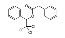 2,2,2-trichloro-1-phenylethyl phenylacetate结构式