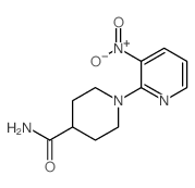 1-(3-Nitropyridin-2-yl)piperidine-4-carboxamide structure