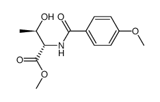 Bz(4-OMe)-L-Thr-OMe Structure