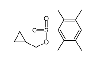 cyclopropylmethyl 2,3,4,5,6-pentamethylbenzenesulfonate Structure