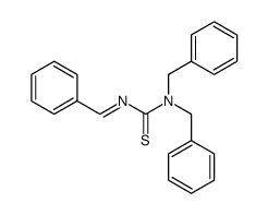 1,1-dibenzyl-3-benzylidenethiourea Structure