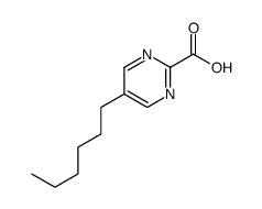 2-Pyrimidinecarboxylic acid, 5-hexyl- (9CI) picture