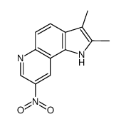 2,3-dimethyl-8-nitro-1H-pyrrolo[2,3-f]quinoline Structure