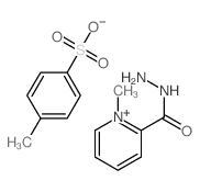 4-methylbenzenesulfonic acid; 1-methyl-2H-pyridine-2-carbohydrazide结构式