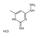 4-hydrazinyl-6-methylpyrimidin-2-amine,hydrochloride Structure