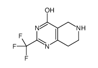 2-三氟甲基-5,6,7,8-四氢吡啶并[4,3-d]嘧啶-4-醇结构式