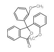 3,3-Bis(2-methoxyphenyl)-2-benzofuran-1(3H)-one Structure