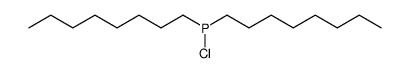 dioctylphosphinyl chloride Structure