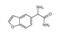 DL-2-[5-Benzo(b)furanyl]glycinamide Structure