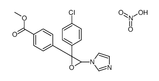 methyl 4-[2-(4-chlorophenyl)-3-imidazol-1-yloxiran-2-yl]benzoate,nitric acid结构式