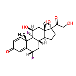 6-alpha-Fluoro-isoflupredone structure