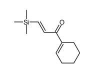 1-(cyclohexen-1-yl)-3-trimethylsilylprop-2-en-1-one Structure