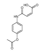 4-(4-acetyloxyanilino)-4-oxobut-2-enoic acid结构式