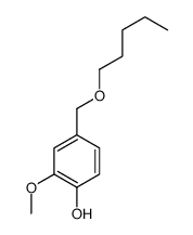 2-methoxy-4-(pentoxymethyl)phenol结构式