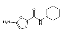 5-amino-N-piperidin-1-ylfuran-2-carboxamide Structure